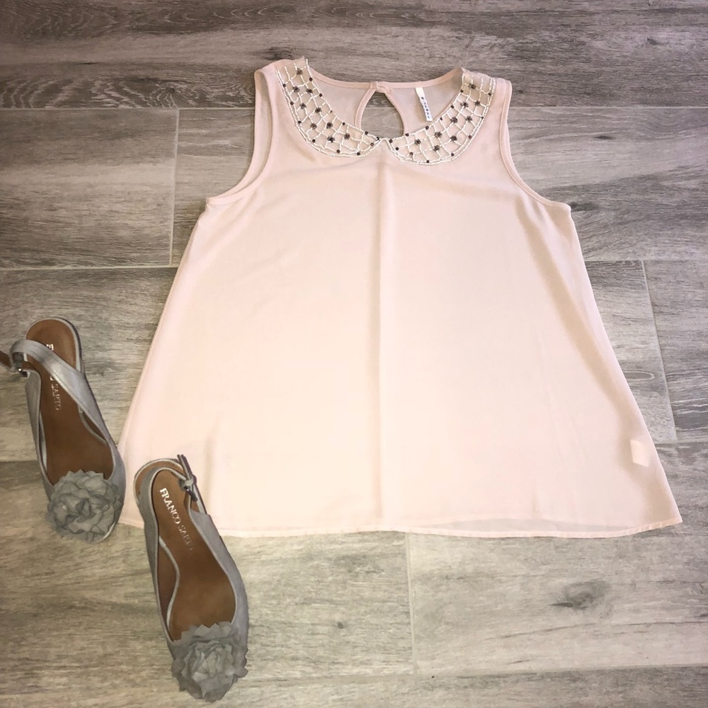 B Jewel Sleeveless Blouse - Picture 2 of 6